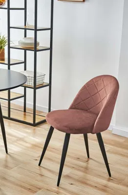 Obrázok produktu pre Jedálenská stolička VASICA - staroružová / čierna