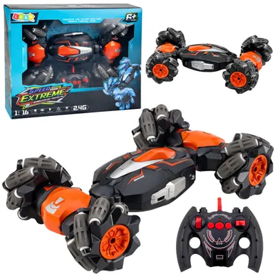 Imagen del producto de Coche Rc Control Remoto Drift Acrobacias Twist Naranja 1:16