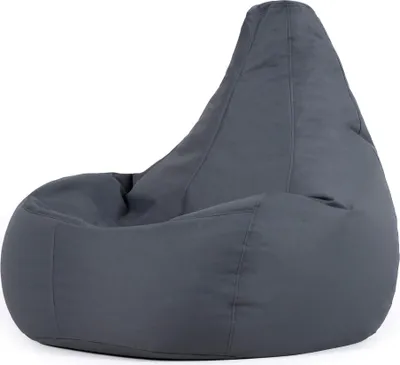 Produktbild von Bean Bag Bazaar Indoor Outdoor Sitzsack-Liegestuhl Recliner, Grau, Gamer Sitzsack Für Erwachsene Und Kinder, Indoor Outdoor Sitzsack Sessel Gaming mit Füllung - Hergestellt in Deutschland