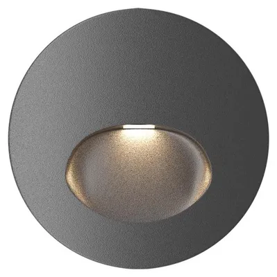 Image de Luminaire encastré LED, aluminium, noir, IP65, D 6,2 cm