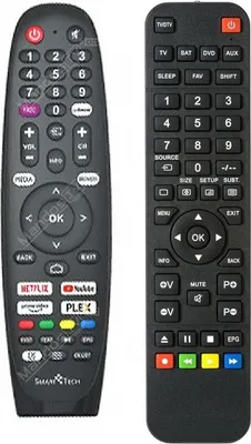 Produktbild von Ersatz Fernbedienung für Smart Tech  23HV10T1 | 32HV10V1 | 40FV10V1 | 43FV10T1 | 43FV10V1