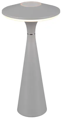 Produktbild von REALITY LED-Akku-Tischleuchte TORREZ, R57726177, grau, IP 44, 2 W, 180 lm