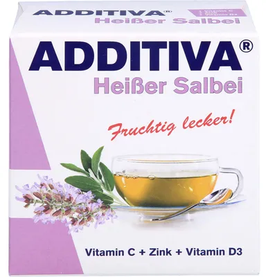 Immagine prodotto di ADDITIVA Bustine di salvia calda, 12 bustine