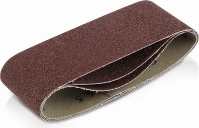 Immagine prodotto di Set di 3 nastri abrasivi - grana 40 - 75 x 457 mm