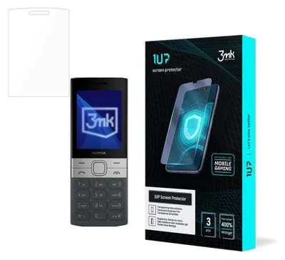 Produktbild von 3mk Display Schutzfolie 1UP für Nokia 150 2023 transparent Gaming (3 Stück)