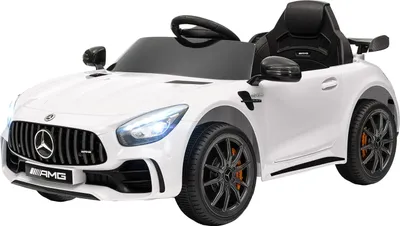 Produktbild von Kinder Elektroauto 12 V Kinderauto mit 2,4G Fernbedienung, USB, MP3, Musik, Elektrofahrzeug mit Lichten, Sanftstart, Rückwärtsfunktion, 3-5 km/h, für Kinder 3-6 Jahre, Weiß