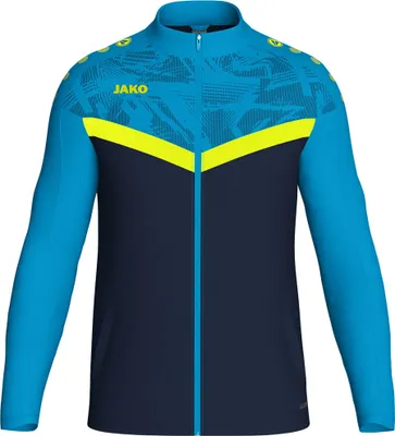 Produktbild von Jako Iconic Polyesterjacke Herren - Marine / Jako Blau / Neongelb