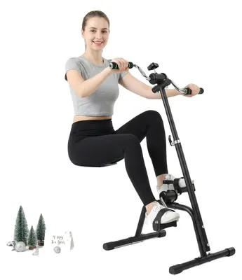Productafbeelding van Pedaltrainer, verstelbare hoogte 80-100 cm, maximale draagvermogen 120 kg, instelbare weerstand, ergonomisch ontwerp, antislip voetsteunen