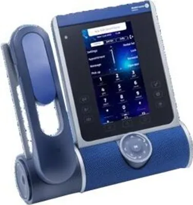Zdjęcie produktu dla Alcatel-Lucent Enterprise ALE-400, IP Phone, Niebieski, Zestaw słuchawkowy bezprzewodowy, Biurko / Ściana, LCD, 10,9 cm (4.3")