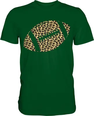 Produktbild von Leopard American Football T-Shirt – Bottle Green / S