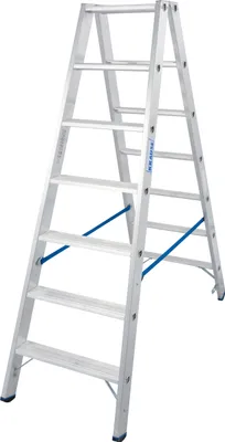 Produktbild von KRAUSE STABILO Professional Stufen-DoppelLeiter 2x7 Stufen