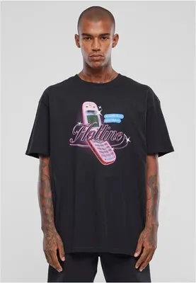 Obrázek produktu pro Pánské tričko Mr. Tee Hotline Oversize Tee black - S