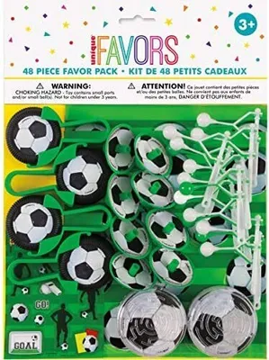 Produktbild von Mitgensel Mitgebsel-Set Fußball-Motto 48-teilig mit abwechslungsreichem Inhalt
