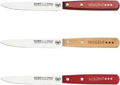 Image de 20 Couteau à Tomate 11 Cm Cranté - Classic Bois - Nogent