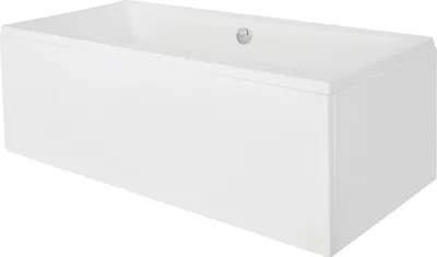 Zdjęcie produktu dla Wanna Akrylowa Zestaw 4w1 Prostokątna 170x75 Biała + Obudowa Akrylowa, Nowoczesny Chrom Premium Syfon i Nogi (stelaż) w komplecie | BADLAND QUADRO