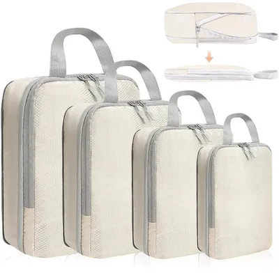 Produktbild von Azomor® Ultralight und platzsparendes Reise-Set mit Kompressions-Aufbewahrungskuben