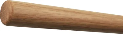 Produktbild von TIBU Eiche Handlauf Holz Ø 42 mm Geländer Treppe 0,3m - 5m, Länge 3,9 m und Enden Radius gefräst ohne Halter