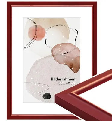 Productafbeelding van Elzusha - Houten Fotolijst Rood 18x24 cm