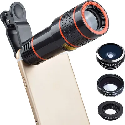Image de 4 En 1 Smartphone objektiv kamery Kit