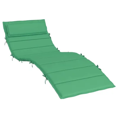 Image de vidaXL Coussin pour chaise longue Vert 180x60x4 cm Tissu Oxford