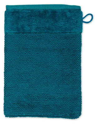 Produktbild von MÖVE Bamboo Luxe, Baumwolle, Viskose, Einfarbig, Blau, Waschlappen, 1 Stück(e)