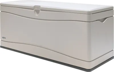 Obrázek produktu pro Plastový zahradní box Lifetime 495 L polštářový box a zahradní truhla světle šedá 61x152x67 cm