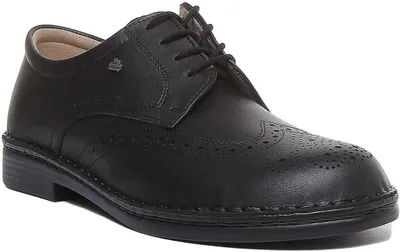 Produktbild von Finn Comfort, Budapest, Herren, Schnürschuh, Leder, Schwarz, NEU - Herrenschuhe Sneaker / Schnürschuh, Schwarz