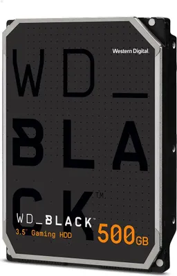 Produktbild von Western Digital Black, 500 GB, 7200 RPM, 64 MB, 3.5", Serial ATA III