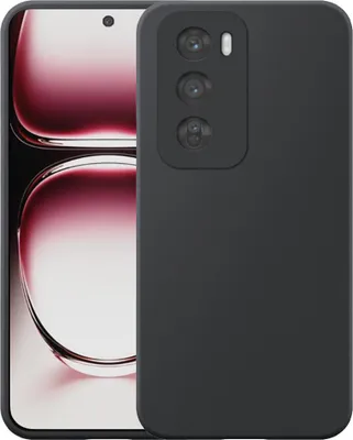 Zdjęcie produktu dla Pasuje do etui na telefon Oppo Reno 12 Pro Black Elastyczne etui z silikonu TPU - Elastyczne etui na tył z silikonu TPU - Czarny - Smartphonics
