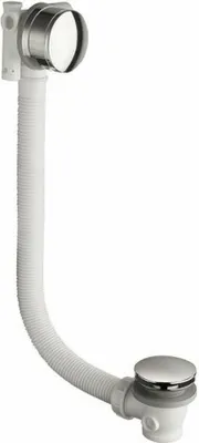 Obrázek produktu pro Odpadní sada s přívodem, click-clack, délka 900 mm, zátka 72 mm, chrom