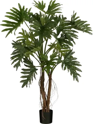 Produktbild von Mica Decorations Philodendron Kunstpflanze - H140 x Ø110 cm - Grün