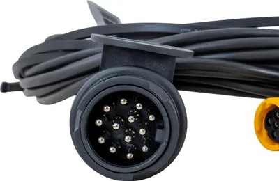 Produktbild von MANTES Elektroinstallation Anhänger Kabelbaum 5,2 m 13-polig Stecker 2x 5-Pin Bajonett Kabelquerschnitt 0,5 mm2 Kabel für Umrissleuchten