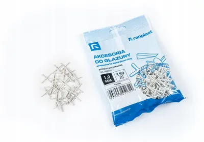 Produktbild von Ranplast Fliesenkreuze Abstandshalter 1mm Fugenbreite 150 Stück