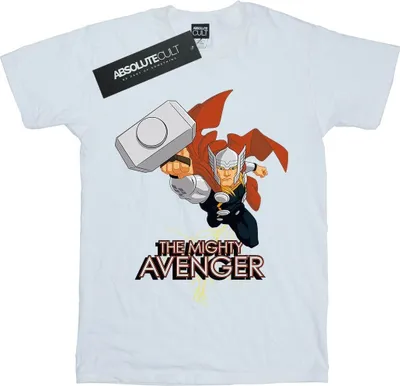 Produktbild von Marvel - "The Mighty Avenger" T-Shirt für Herren BI5624 (3XL) (Weiß)