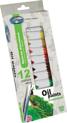 Obrázek produktu pro Farby olejne w tubce, 12 kolorów, 12 ml
