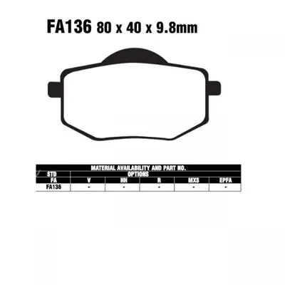 Obrázok produktu pre FA136 EBC  Blackstuff Bremsbeläge