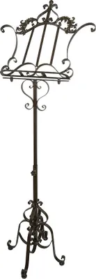 Produktbild von Notenständer Notenpult Gästebuch-Ständer Eisen 170cm Verstellbar Antikstil Braun
