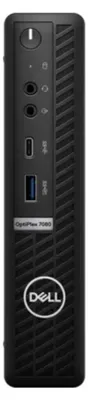 Zdjęcie produktu dla Komputer stacjonarny Dell OptiPlex 7080 Micro | Procesor Intel i5-10500T | 8 GB pamięci DDR4 | Dysk SSD 128 GB | Klasa A