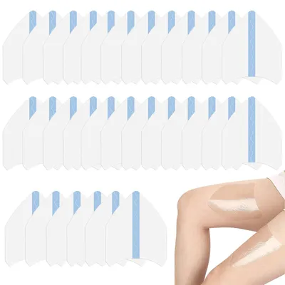Image de Pansements invisibles pour raffermir les cuisses, 30 pièces, imperméables, respirants, anti-frottement, pour des jambes plus lisses