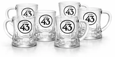 Produktbild von Licor 43 Cuarenta y Tres Shotgläser 6er Set - 2 cl Likör Gläser | Original 43er Schnapsgläser