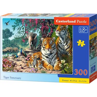 Immagine prodotto di Puzzle 300 pezzi Tiger Sanctuary Castorland 30484