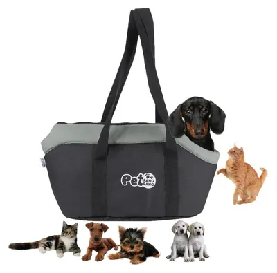 Obrázok produktu pre Prenosná taška pre psov, vhodná pre šteňatá do 6 kg, čierna, rozmer 43x26x26 cm