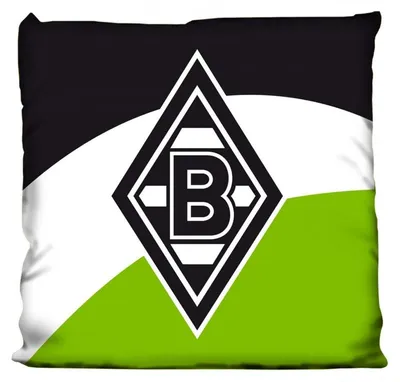 Productafbeelding van Borussia M'gladbach kussen met diagonale strepen