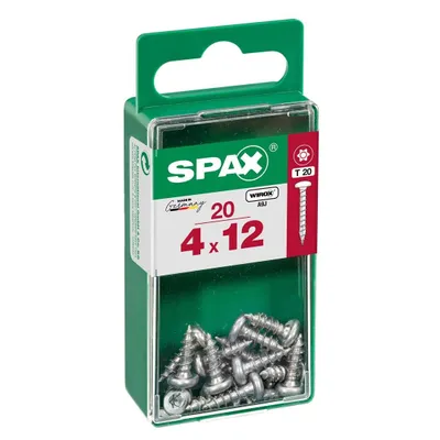 Zdjęcie produktu dla SPAX 4231010400121, Śruba, Stal, Cynk, Drewno, Pozidriv, Srebrny, 12 mm