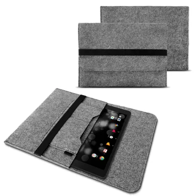 Produktbild von Sleeve Tasche für Microsoft Surface 3 Hülle Filz Schutzhülle Case Sleeve CoverFarben:Grau