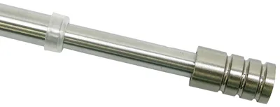 Image de Barre de vitrage Gardinia cylindre Ø 10 mm acier inoxydable look 80 - 110 cm
