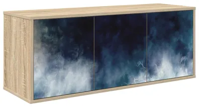 Obrázok produktu pre vidaXL Nástenná TV skrinka RAALTE, 102 x 33 x 40 cm, Imitácia dreva Sonoma