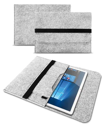 Produktbild von Sleeve Tasche für Lenovo Idea Tab Pro Tablet Filz Case Schutzhülle 12,7 HülleFarben:Hell Grau
