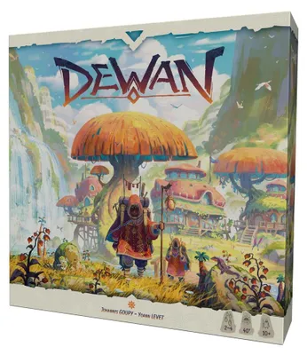 Image de Asmodee : Jeu de société stratégique Dewan, pour 2 à 4 joueurs, dès 10 ans