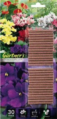 Produktbild von Gärtners Düngestäbchen für Blühpflanzen, 1 Pck, 30 Stk.